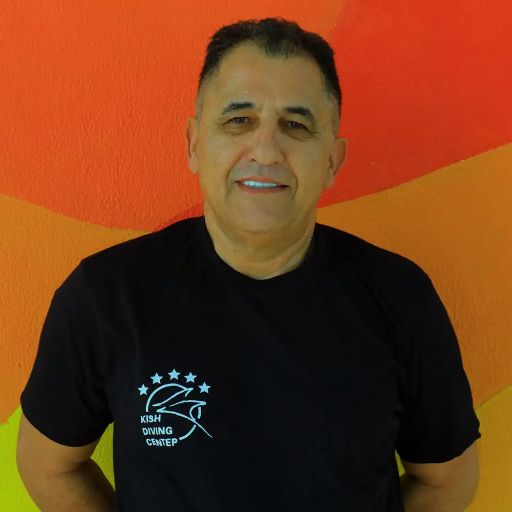 امیر مقدم شمالی در مرکز غواصی و تفریحات دریایی کیش