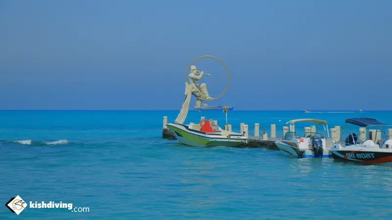 ساحل مرجان کیش، مکانی برای تفریحات آبی