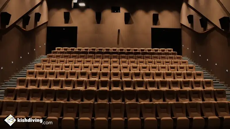 سینما میکامال کیش، لحظاتی برای تماشای فیلم در مکانی مدرن و لوکس